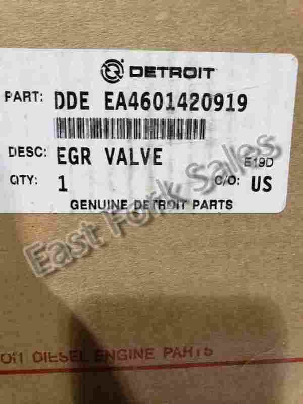 DDE EA4601420919 EGR Valve, MB4000, EPA07, Electronic - Click Image to Close