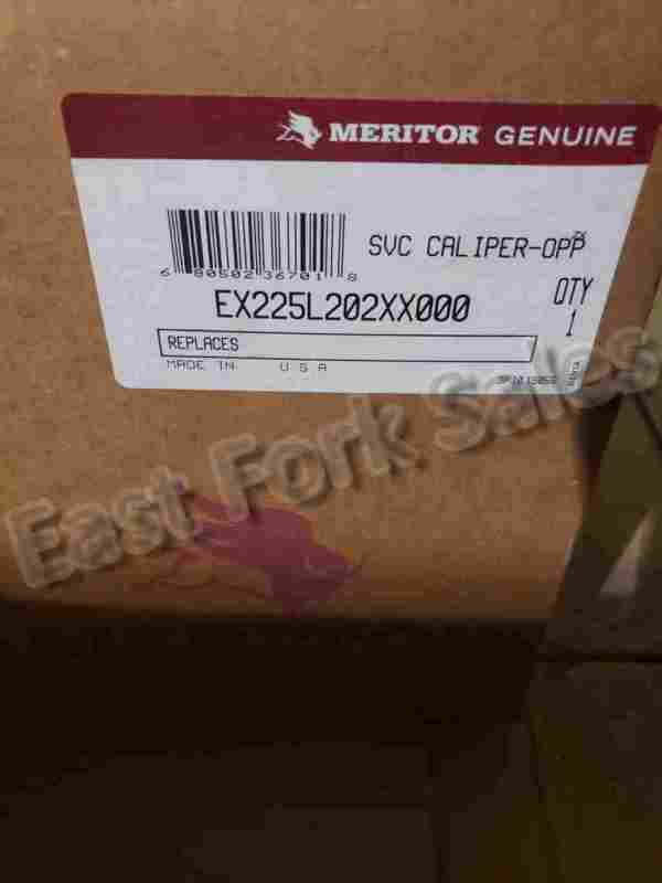Meritor EX225L202XX000 Left Hand Disc Brake Caliper Opposite - Click Image to Close