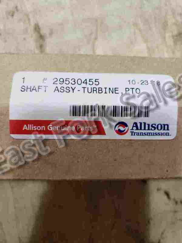 Allison 29530455 PTO Turbine Shaft - Click Image to Close